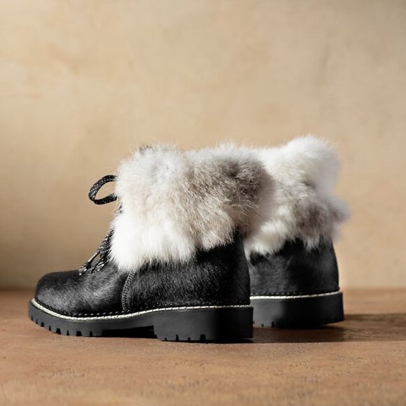 Overland Forest Wool-Lined Calfskin Boots - Size 39 - Picture 2 of 6